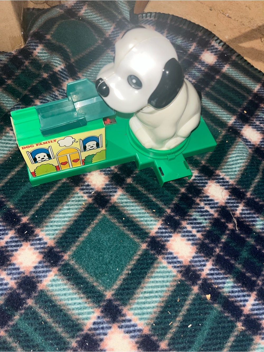 Vintage Talentoy Battery Operated Puppy Go-around 1970s